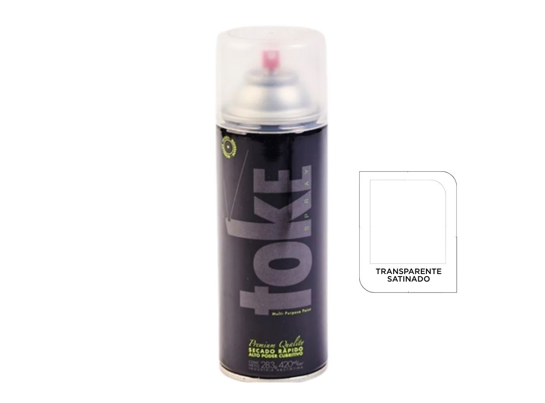 Aerosol Toke Transparente Satinado 420 ml